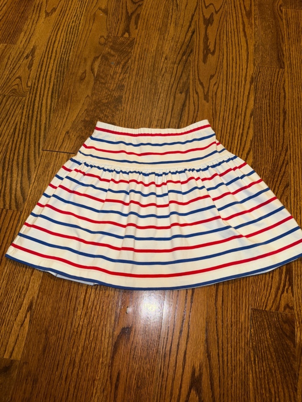 Vineyard Vines girls red, white and blue striped skirt size small (7/8) NWOT
